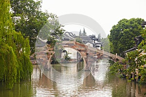 The Chinese watery town buildings