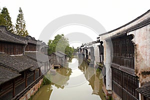 The Chinese watery town buildings