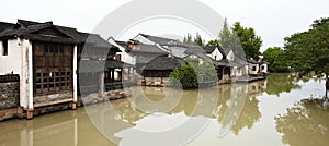 The Chinese watery town buildings