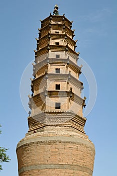 Chinese white pagoda