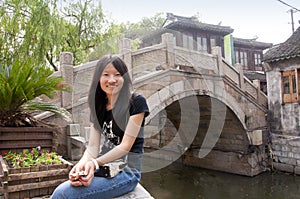 Chinese woman in Water Town