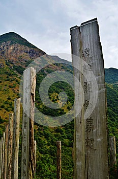 Chinese Wooden Columns