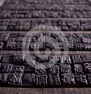 Chinese wooden print background
