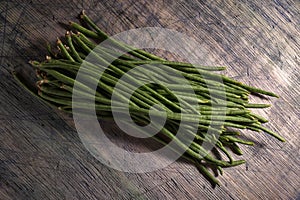 Chinese yard-long long beans bundle