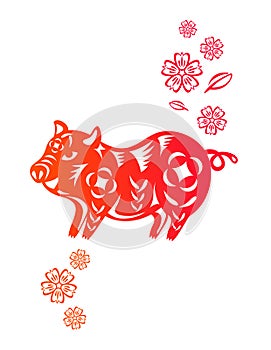 Chinese year of Pig
