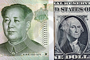 Chinese Yuan on American Dollar