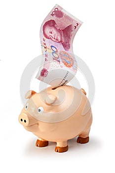 Chinese China Yuan Money Piggybank photo