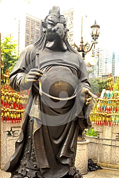Chinese Zodiac Bronze Stature at Sik Sik Yuen Wong Tai Sin