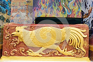 Chinese zodiac, Sculpture of the Year of the Rat in Wat Ban Rai, Thailand