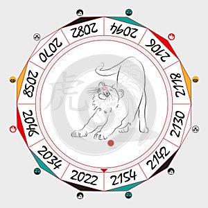 Chinese Zodiac Tiger