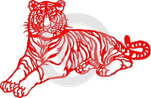 Chinese Zodiac of tiger year