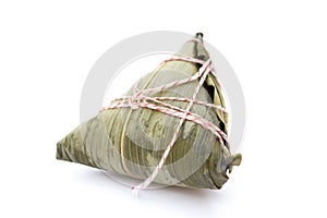 Chinese ZongZi on white