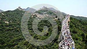 Chinesee great wall in Biejing, China photo