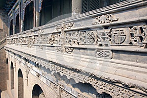 Chineses brick carving