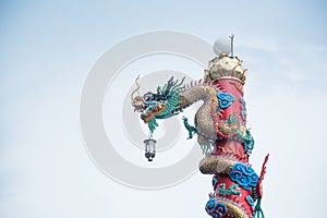 Chiness dragon pole