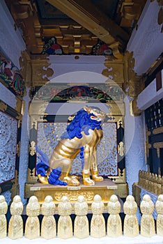 Chiness lion in Toshogu Shrine