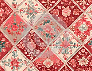 Chinoiserie Blanket Wallpaper Pattern