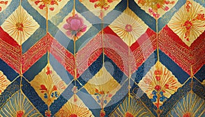 Chinoiserie Blanket Wallpaper Pattern