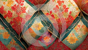 Chinoiserie Blanket Wallpaper Pattern