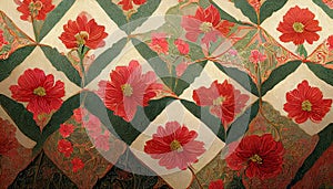 Chinoiserie Blanket Wallpaper Pattern