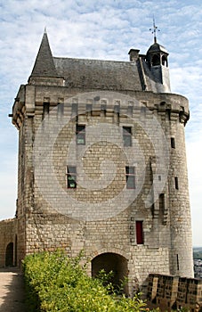 Chinon castle, France