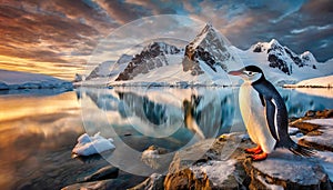 Chinstrap Penguins - South Shetland Islands - Antarctica