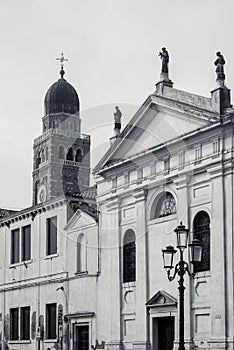 Chioggia church, Veneto - monochrome