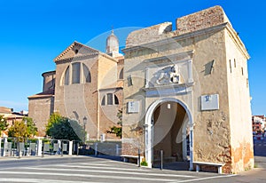 Chioggia, santa Maria town gate and church