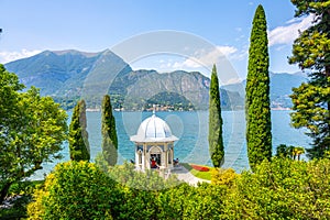 Chiosco Moresco in gadrens of Villa Melzi at Como Lake