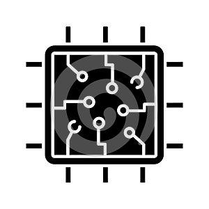 Chip glyph icon