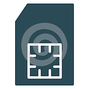 Chip  Isolated Vector Icon fully editable