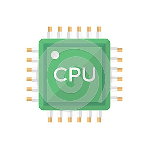 Chip  vector flat color icon