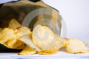 Chips in a bag