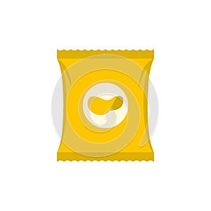 Chips icon, flat style