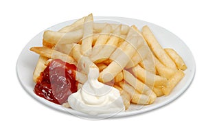 Chips Patatos ketchup
