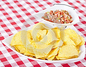 Chips and Pico De Gallo Salsa