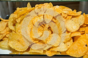Chips on a plate