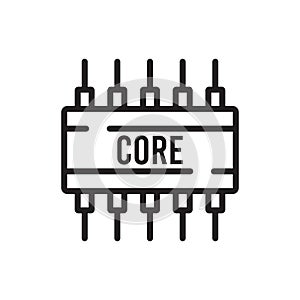 chipset icon vector