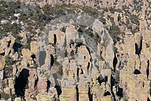 Chiricahua National Monument Arizona Winter Landscape