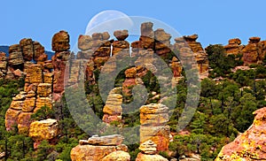 Chiricahua national monument moon