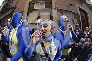 Chirigota in Cadiz Carnival, Spain