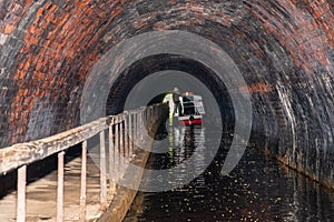 Chirk tunnel on the LLangollen Canal