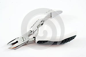 Chiropody pliers with side spring photo