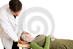 Chiropractic Adjustment Isolated