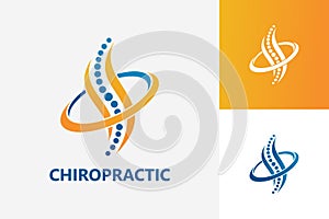 Chiropractic Logo Template Design Vector, Emblem, Design Concept, Creative Symbol, Icon