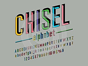 Chisel font