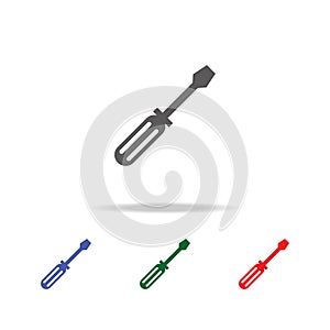 Chisel icon. Elements of construction tools multi colored icons. Premium quality graphic design icon. Simple icon for websites, we