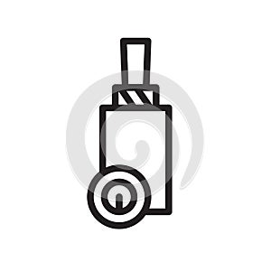 Chisel icon vector isolated on white background, Chisel sign , l