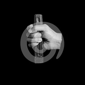 Chisel - tools in a man`s hand