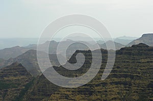 The Chiseled mountain ranges of Mahabaleshwar